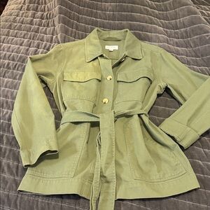 Universal Thread Green Belted Utility Jacket